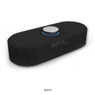 Epix Audio Spin Wireless Stereo Bluetooth Speaker with Built-in Mic - Retail Packaging - Black