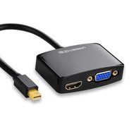 Mini DP to HDMI VGA, Ugreen Mini DisplayPort (Thunderbolt) to HDMI VGA Adapter Converter for Macbook Pro Air iMac... N7