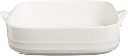 Maxwell and Williams Basics Oven Chef Square Baker, 10.5 by 11-Inch, White