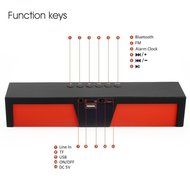 SEGMOI(TM) Portable Bluetooth Stereo Wireless Speaker FM Radio Support TF Card/Micro SD Card USB Input Audio For... N2