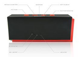 Turcom TS-453 10 Watt Bluetooth Speaker Portable Wireless Mobile 2.0 Stereo Speaker, Durable Outdoor Casing, Dual... N4