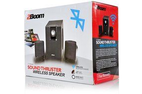 2BOOM 2.1 Channel Sound Thruster Wireless Bluetooth Speaker Black N4