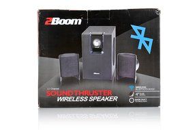 2BOOM 2.1 Channel Sound Thruster Wireless Bluetooth Speaker Black N5