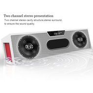 Ausid Bluetooth Speaker Outdoor Sports Sound Bar Portable Wireless Speakers Subwoofer Sound Box with Clock FM... N5