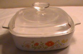 Corning 1 Qt. Wild Flowers Casserole Dish with Lid