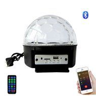BOOMER VIVI B55 Bluetooth Speaker 8.6-Inch Crystal Super LED Strobe Bulb Multi Changing Color Crystal Stage Light...