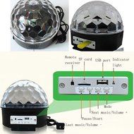 BOOMER VIVI B55 Bluetooth Speaker 8.6-Inch Crystal Super LED Strobe Bulb Multi Changing Color Crystal Stage Light... N3
