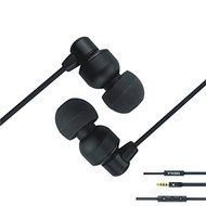 Universal Trendy Luxury Design In Ear Headphone Microphone For iPhone Color Black N3