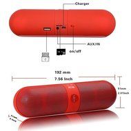 Foneda Pill Speaker Bluetooth Wireless Speakers Portable Subwoofers Stereo Hifi Bulit-in Mic Handsfree speakers... N8