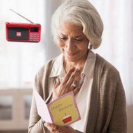 Mifine Portable Pocket FM Radio Speaker Mp3 Music Player with Micro SD/TF Card/USB Disk Input,Emergency Flashlight... N7