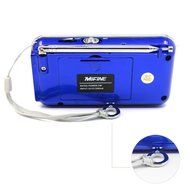 Mifine Portable Pocket FM Radio Speaker Mp3 Music Player with Micro SD/TF Card/USB Disk Input,Emergency Flashlight... N30