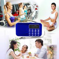 Mifine Portable Pocket FM Radio Speaker Mp3 Music Player with Micro SD/TF Card/USB Disk Input,Emergency Flashlight... N32