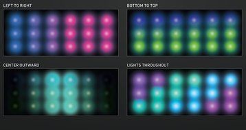 Sharper Image SBT614BK Wireless Bluetooth Party Speaker with LED Color-Changing Lights (Black) N4
