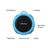 Elala Bluetooth Speaker, Outdoor &amp; Shower Speaker with Water Resistant, Mic,TF Card,Loud Speaker for Hiking,Camping... N4