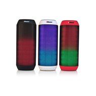 2BOOM Sound Pulse Wireless Portable Bluetooth Speaker with Colorful LED Party Lights Black N4