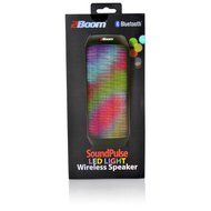 2BOOM Sound Pulse Wireless Portable Bluetooth Speaker with Colorful LED Party Lights Black N6