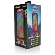 2BOOM Sound Pulse Wireless Portable Bluetooth Speaker with Colorful LED Party Lights Black N15