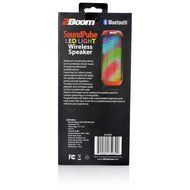 2BOOM Sound Pulse Wireless Portable Bluetooth Speaker with Colorful LED Party Lights Black N16