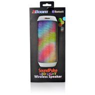 2BOOM Sound Pulse Wireless Portable Bluetooth Speaker with Colorful LED Party Lights Black N20