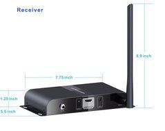 J-Tech Digital HDbitT Series Wireless HDMI Extender Supporting Full HD 1080P with IR Signal Transmission up to... N4