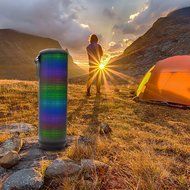 SeaSum waterproof LED Bluetooth speaker Portable Wireless Speaker 8.7 inches-4400mAh Rechargeable Lithium Battery... N7