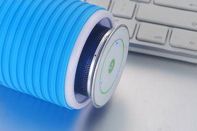 Pop Up Wireless Bluetooth Speaker,Touch Screen ,Changable Silicone Case+3W Output (Black) N2