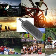 LarKoo Waterproof IPX7 Wireless Bluetooth Speakers, Sport Outdoor Shower Portable Bluetooth Speakers Built-In... N7