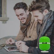 Neptor NPSP01-PU Interactive Touch Play Wireless Portable Bluetooth Speaker with Rechargeable Battery with Built-in... N27