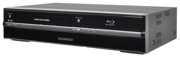 Magnavox MBP110V/F7 Blu-Ray/VHS Player Combo, Black