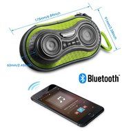 Excelvan S01 Wireless Outdoor Bluetooth Speaker Case Hands-Free Speaker waterproof and Dust Phone Calls for Bicycle... N9