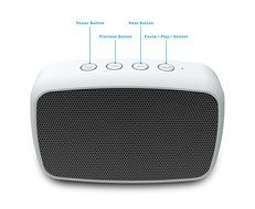 Ematic ESQ206SL RuggedLife Water Resistant Bluetooth Speaker with Speakerphone for iPhone, iPad, iPod, Android... N3