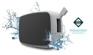 Ematic ESQ206SL RuggedLife Water Resistant Bluetooth Speaker with Speakerphone for iPhone, iPad, iPod, Android... N6