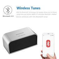 Mindkoo Bluetooth Portable Smart Wireless Speaker for Outdoor, Camping, Hiking, Travel, Gold, Beach (Sliver) N4