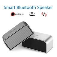 Mindkoo Bluetooth Portable Smart Wireless Speaker for Outdoor, Camping, Hiking, Travel, Gold, Beach (Sliver) N10