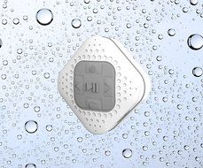 POLAROID PBT621BK Universal Bluetooth Shower Speaker with Mic, Splash-Proof, Compatible with All Devices (Black) N4