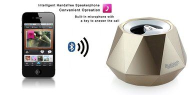[Best Gift!]BOOMER VIVI Portable Mini Bluetooth Speaker Best Stereo Diamond Speaker Shape with Built-in Microphone... N3
