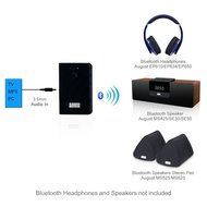 August MR250 Bluetooth Wireless Transmitter - Audio Sender for TV to Bluetooth Headphone - Stream Music from 3.5mm... N21
