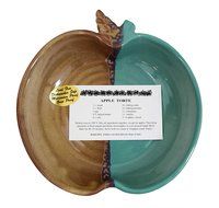 Clay In Motion Handmade Ceramic Apple Torte Baking Dish - Island Oasis