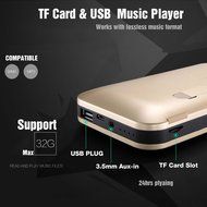 LNKOO Bluetooth Stereo Speakers Portable With 5000mAh Power Bank Function, Wireless Hands Free Support AUX In... N12