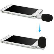 Koolertron Mini Condenser Microphone for Mobile Phone Interviewing Recording Support Plug-and-play for iPhone... N20