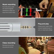 Koolertron Mini Condenser Microphone for Mobile Phone Interviewing Recording Support Plug-and-play for iPhone... N23