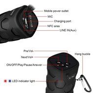 Barsone Bluetooth Speaker V4.0 with 4000mAh Power Bank 2 in 1 NFC Wireless Portable Speaker Super Bass HD Sound... N2