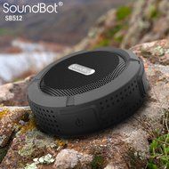 SoundBot SB512 HD Wireless Shower Speaker (Gray) N3
