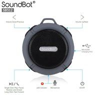 SoundBot SB512 HD Wireless Shower Speaker (Gray) N5