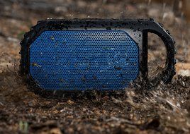 ECOXGEAR Ecostone Portable Outdoor Bluetooth Speaker - Retail Packaging - Red N9