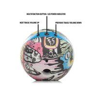 Dance Music Bluetooth Travel Speaker w/ 32 Hour Rechargeable Battery by GOgroove - Works With Apple iPhone 6 ,... N2