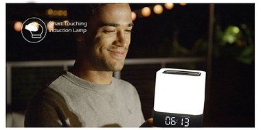 redhoney All-in-1 Portable Wireless Bluetooth Speaker With Touch LED Lamp (Dimmable 3 Brightness) TF Card ,MP3... N6