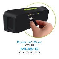 Portable Bluetooth 4.1 Speaker Wireless Stereo FM Radio, High-Def Crystal Sound, Upto 128GB Micro SD Card Support... N8