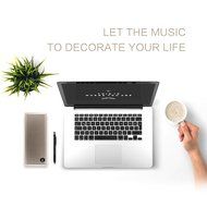 Bluetooth Speaker, SHIDU T6 Hi-Fi Portable Wireless Stereo V 4.2 Speaker with HD Sound and Bass (Gold) N3