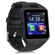 Dz09 Bluetooth Smart Watch with Camera for Iphone and Android Smartphones (Black)